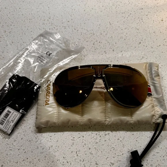 Carrera Super-champion special edition Sunglasses- NWT incl puffy case 99-01-135 - Picture 2 of 16